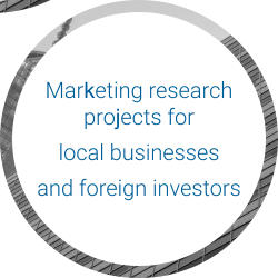 Marketing research projects for  local businesses  and foreign investors